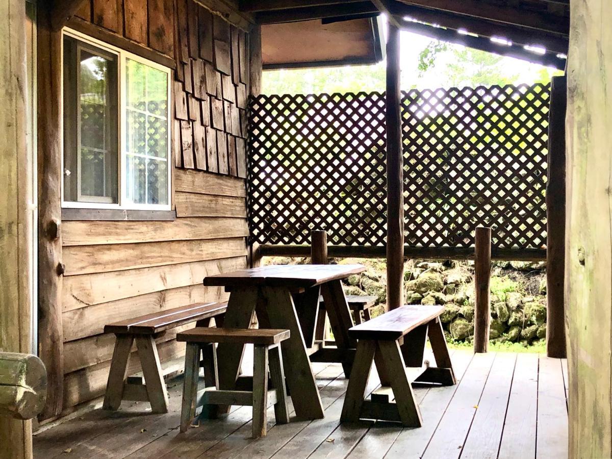 Вилла Log Park Dochidol Ranch Чеджудо Экстерьер фото
