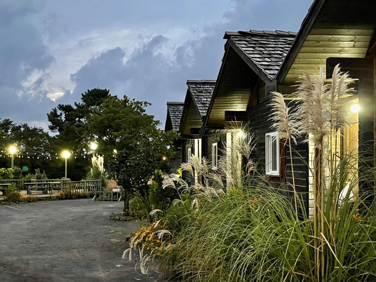 Вилла Log Park Dochidol Ranch Чеджудо Экстерьер фото